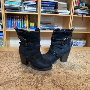 Medieval leather boots